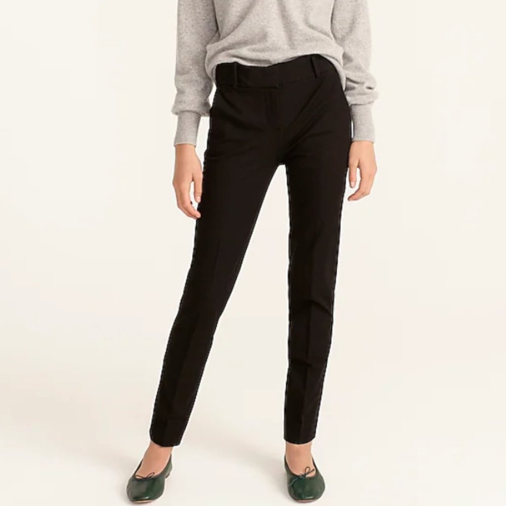 NWT J.Crew Cameron slim crop pant in bi-stretch cotton
